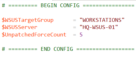 WSUS Workstation Rebooter
